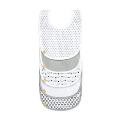 LÄSSIG Lot De 5 Bavoirs éponge Little Chums Chat De Lässig