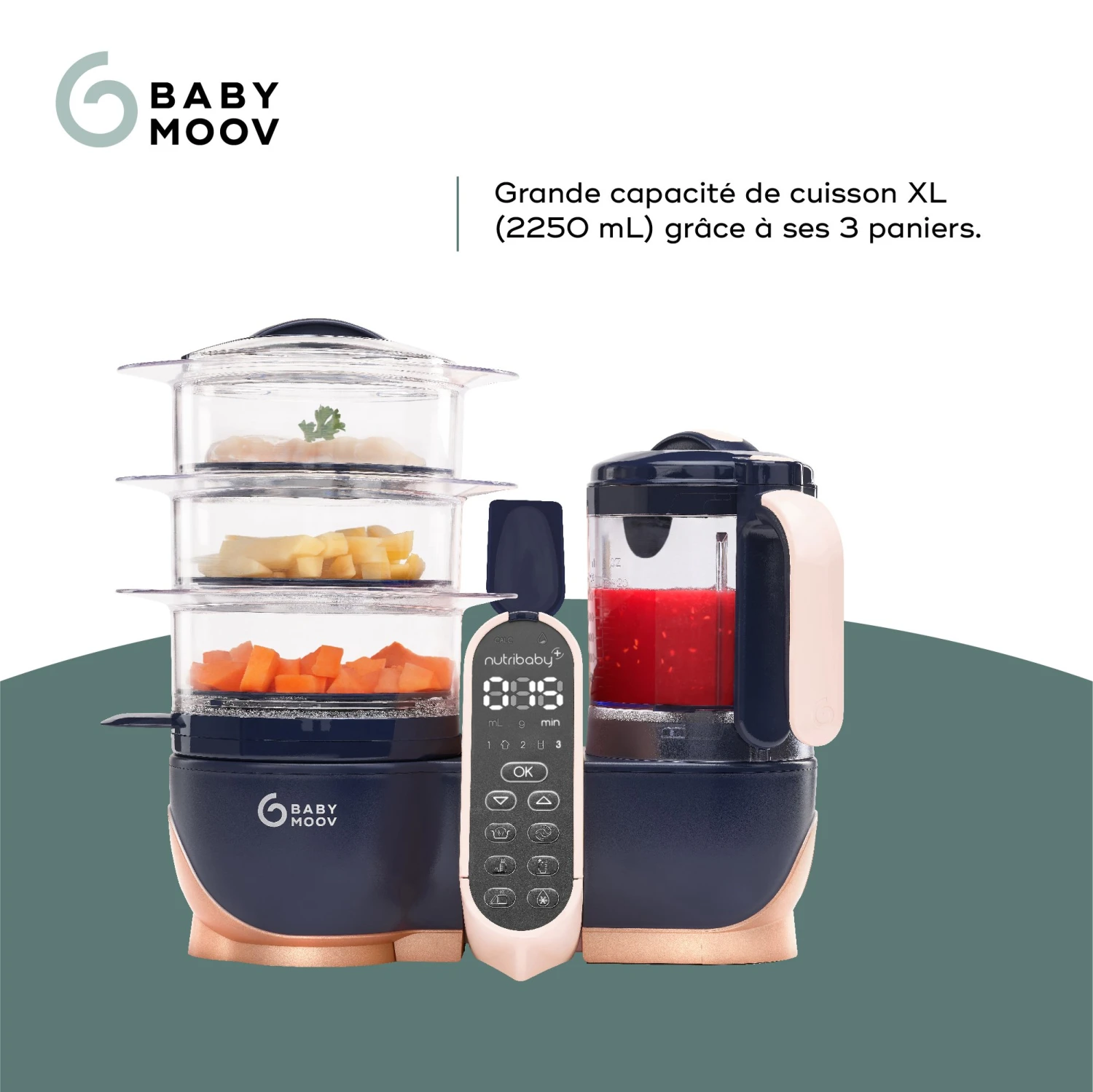 Nutribaby(+) XL Robot Multifonctions Bébé Grande Capacité De Babymoov – Image 3