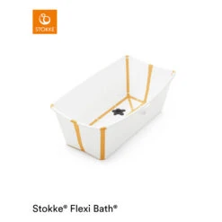 Baignoire Flexi Bath™ Blanc / Jaune De Stokke®