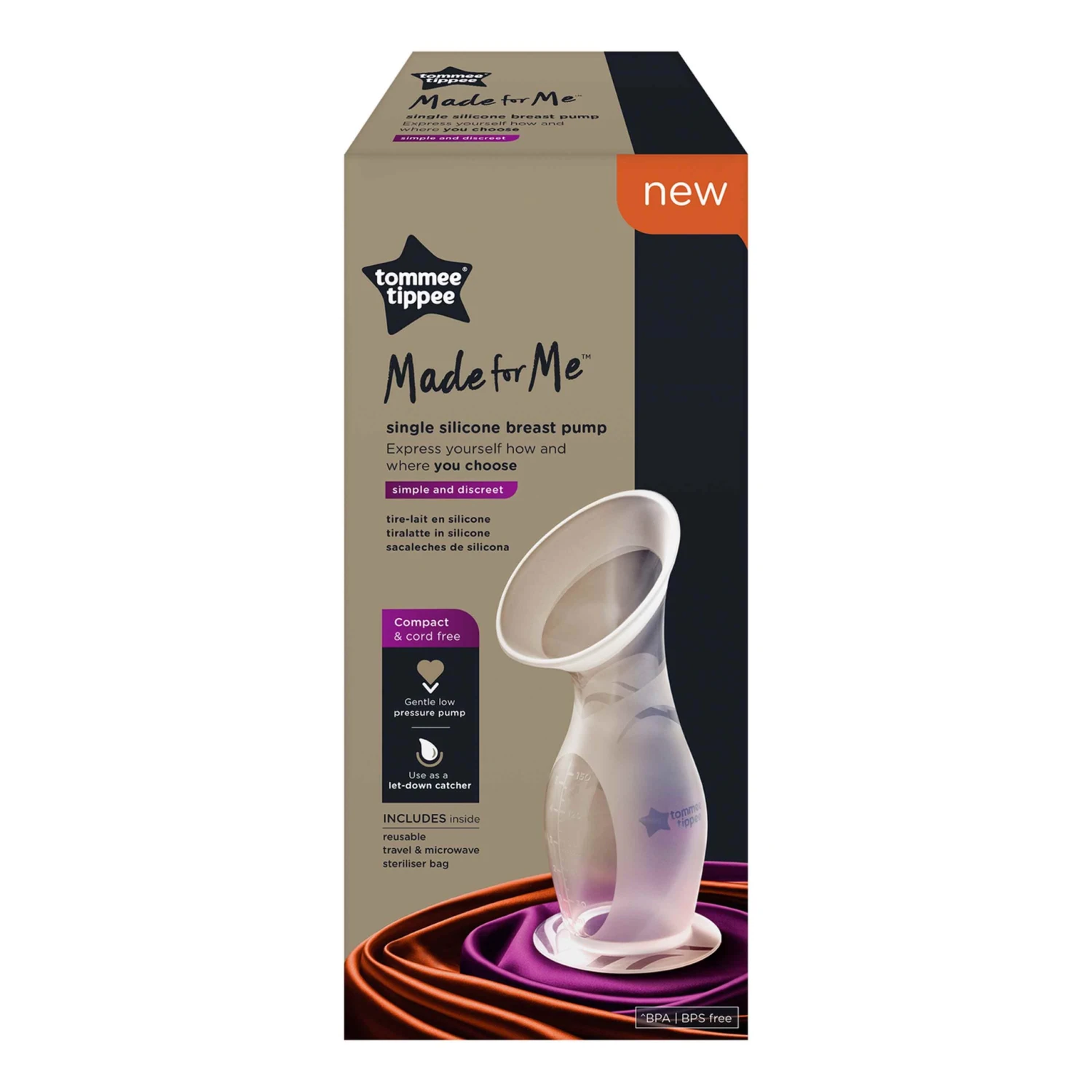 Tire-lait Nomade En Silicone Transparent De Tommee Tippee – Image 3
