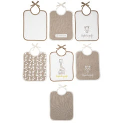 Sophie La Girafe Lot De 7 Bavoirs Naissance De Sophie La Girafe®