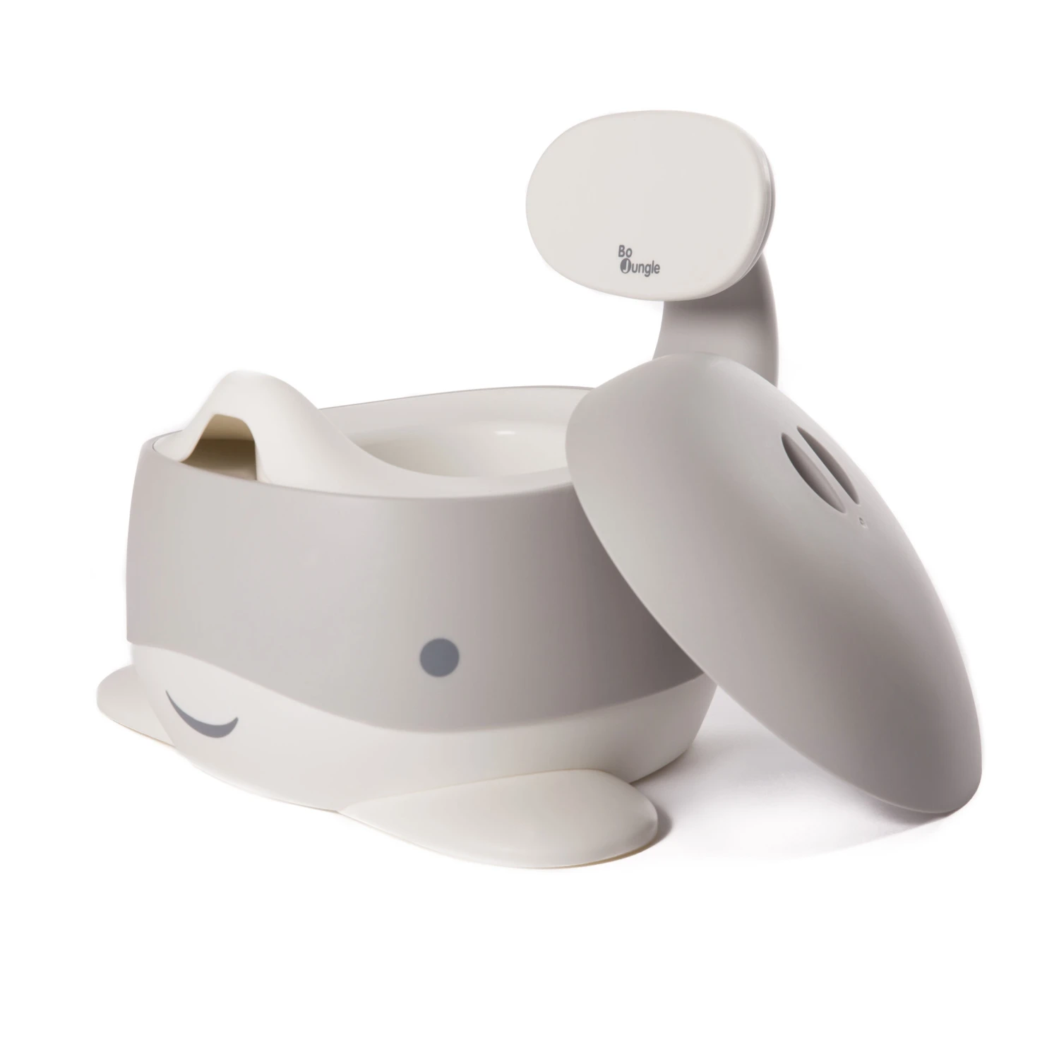 B-Petit Pot Baleine Pastel Gris De Bo Jungle