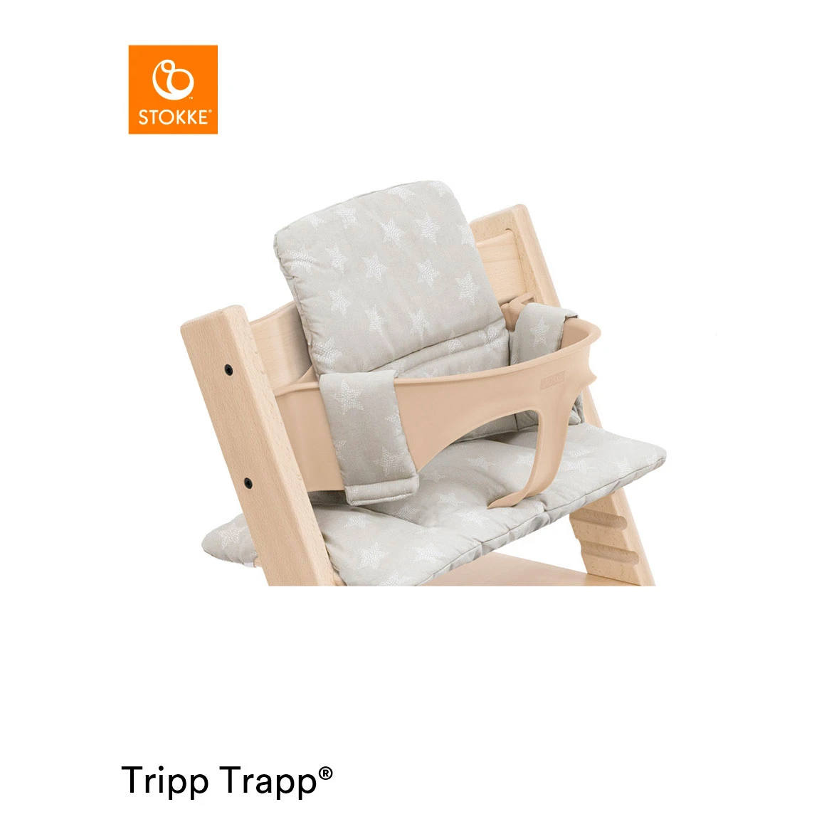 Coussin De Chaise Tripp Trapp® Stars Silver De Stokke®