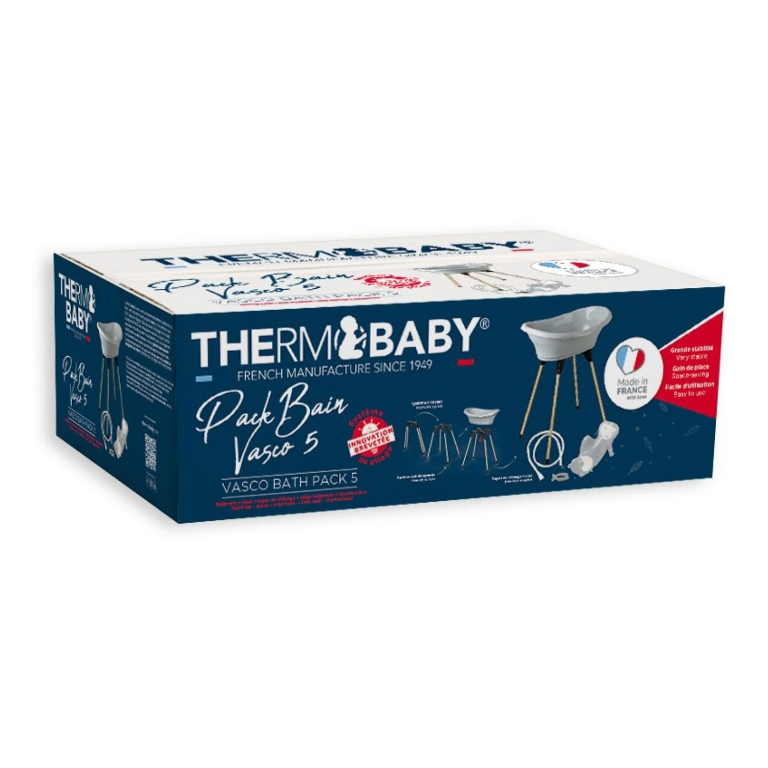 THERMOBABY® Pack Transat Vasco 5 En 1 Gris Charme De Thermobaby – Image 10