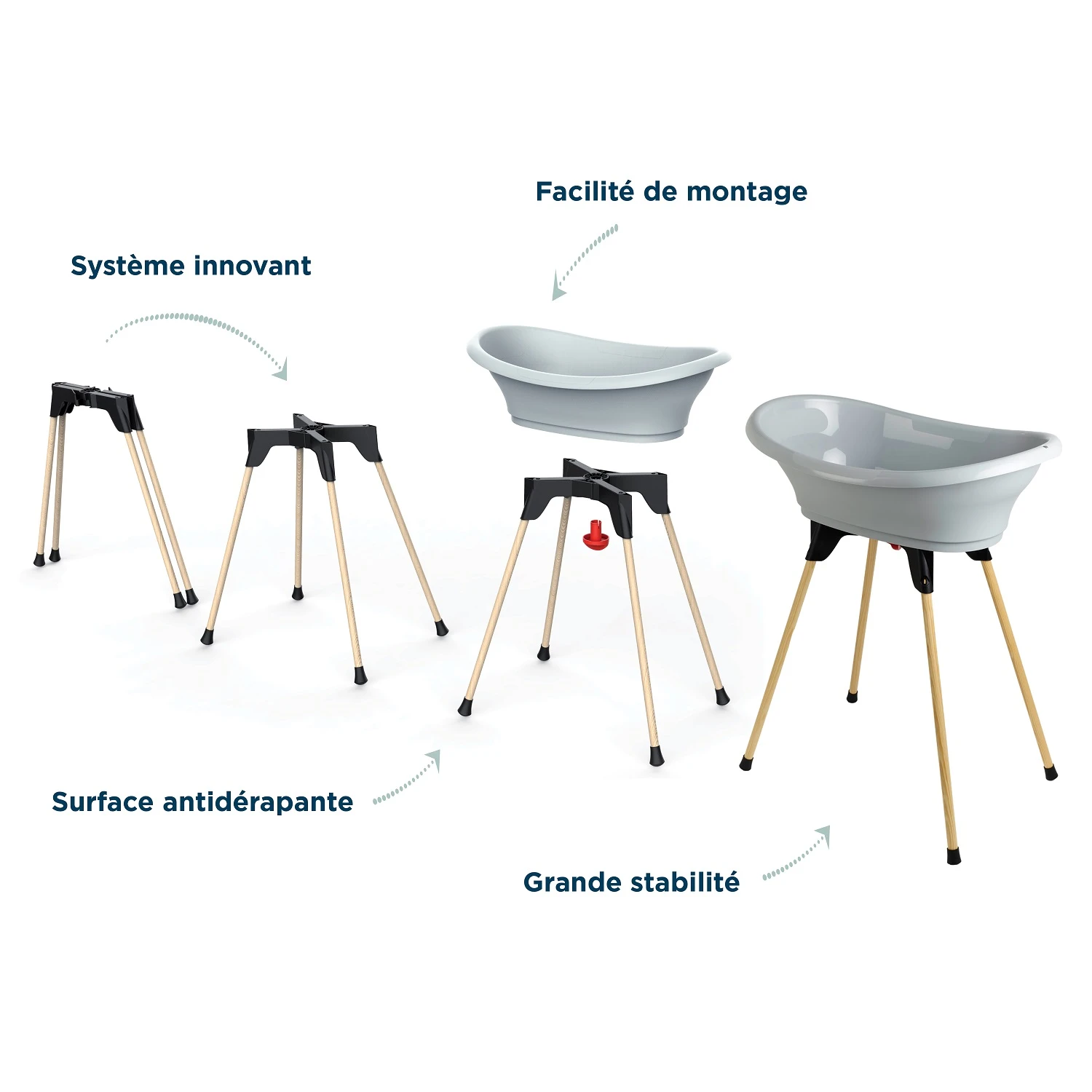 THERMOBABY® Pack Transat Vasco 5 En 1 Gris Charme De Thermobaby – Image 3